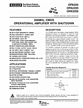 DataSheet OPA2355 pdf